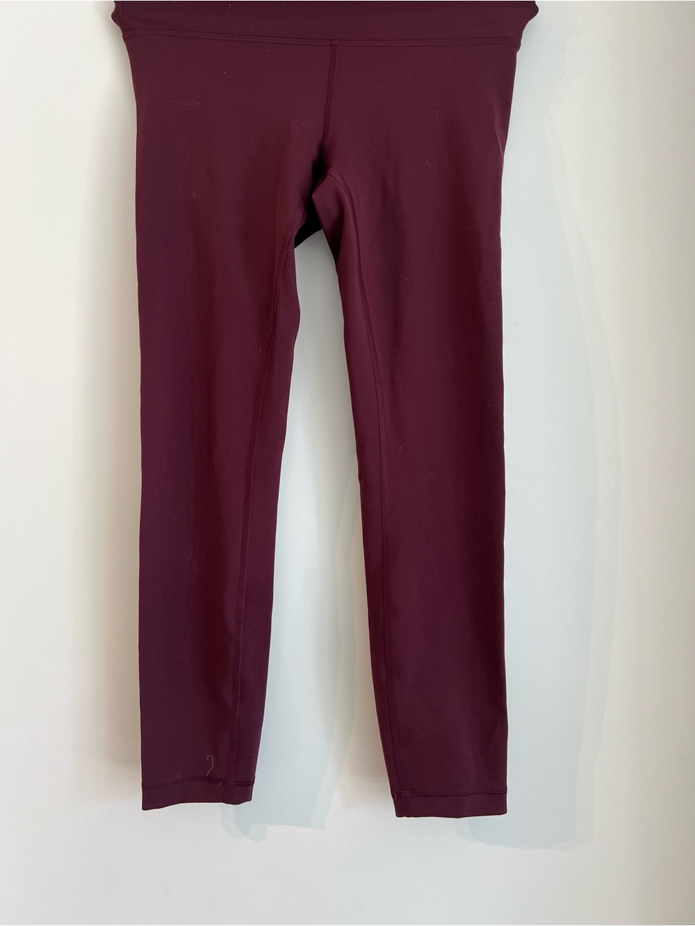 Lululemon Wunder Train Leggings in Burgundy